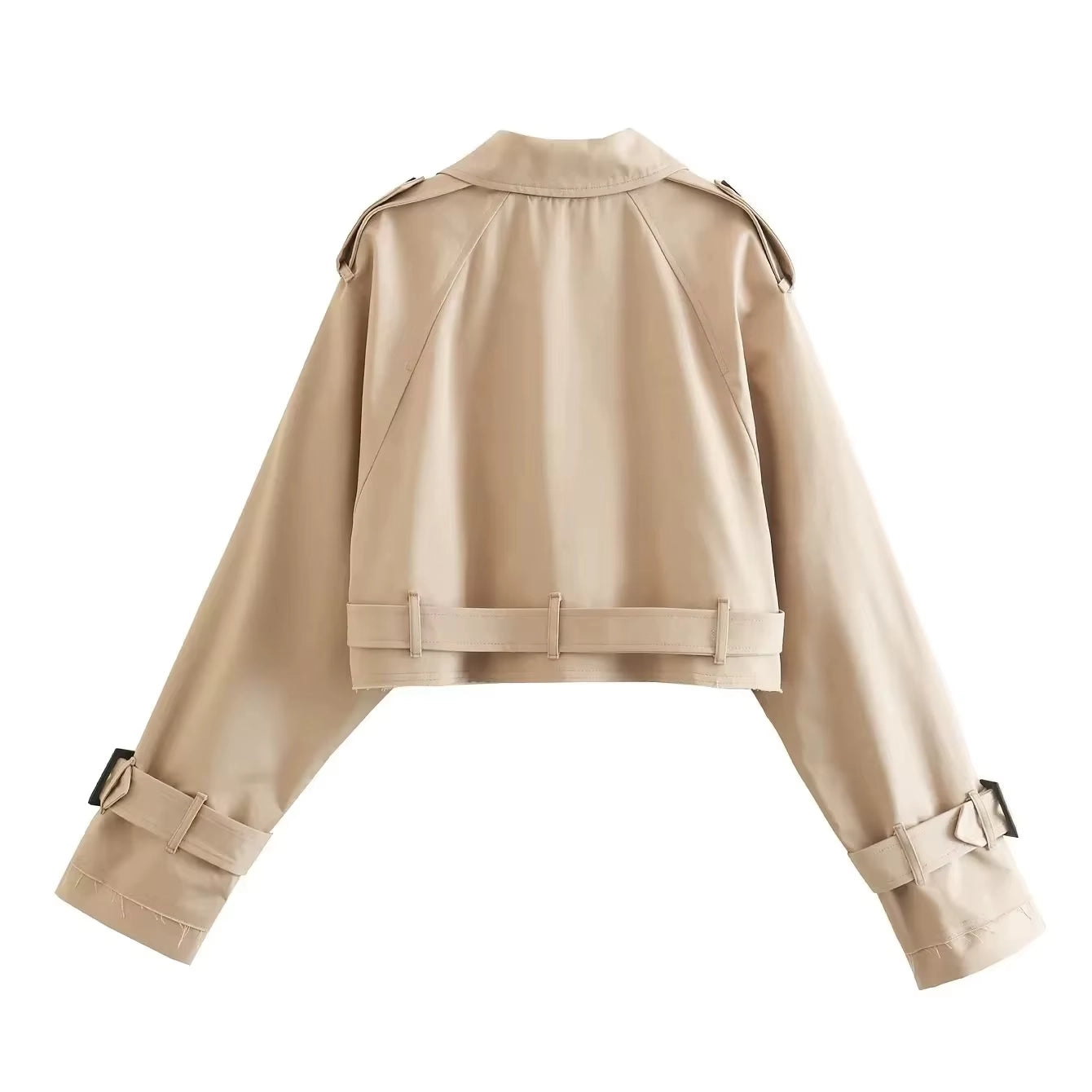 Inès Cropped Trench